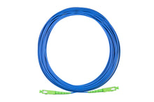 Carica l'immagine nel visualizzatore di Gallery, Patch Cord SC/APC - SC/APC Simplex Singolo Modo 9/125 G657-A2 Connettore Verde Guaina LSZH Blu