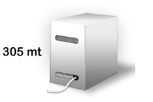 Carica l'immagine nel visualizzatore di Gallery, Cavo di Rete Cat 6 U/UTP PVC Grigio AWG23/1