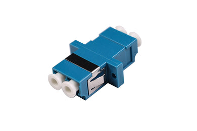 Gli adapter LC duplex sono indispensabili per il rapido accoppiamento di fibre ottiche connettorizzate, garantendo così il massimo allineamento tra le fibre ottiche collegate tra loro attraverso l'adapter e con minima dispersione di segnale.