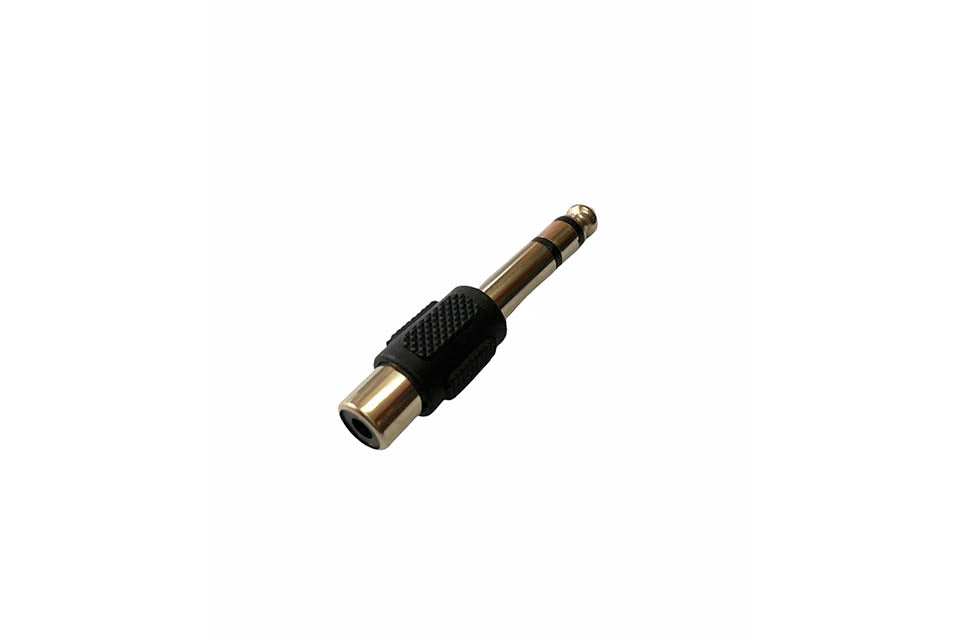 Adattatore da Femmina RCA a Jack 6,3 Stereo