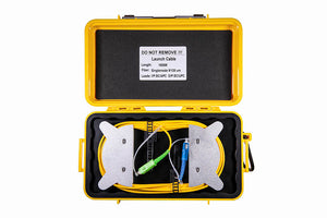 Bobina di Lancio con Connettori SC/PC SC/APC 1000 mt per Strumento di Misurazione OTDR