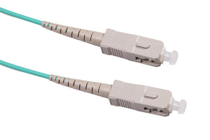 Patch Cord SC/PC - SC/PC Simplex Multimodo 50/125 OM3 Connettore Beige Guaina LSZH Acqua