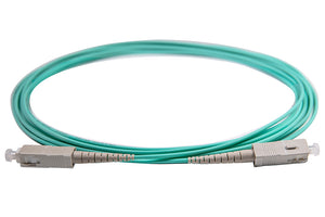 Patch Cord SC/PC - SC/PC Simplex Multimodo 50/125 OM3 Connettore Beige Guaina LSZH Acqua