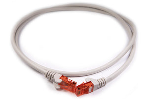 Patch Cord Ethernet Cat 6 U/UTP Rame RJ45 LSZH Grigio