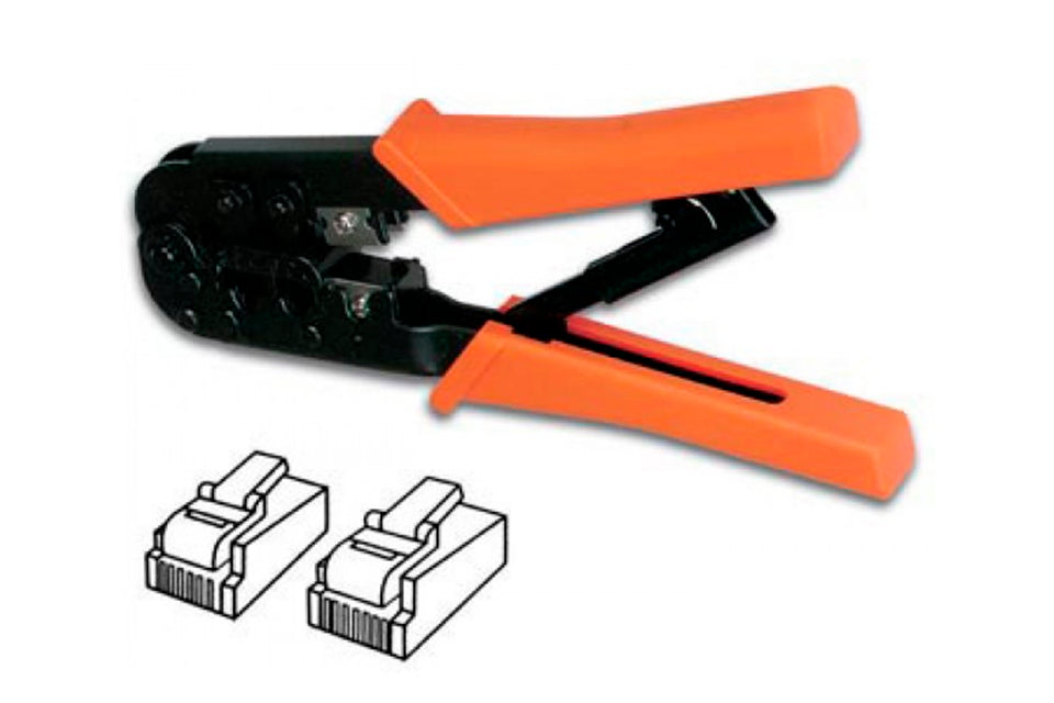 Crimpatrice per Connettori Modulari RJ12, RJ45