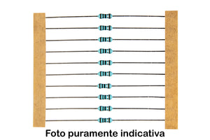 Resistenza in carbonio da 1K ohm 1/4w